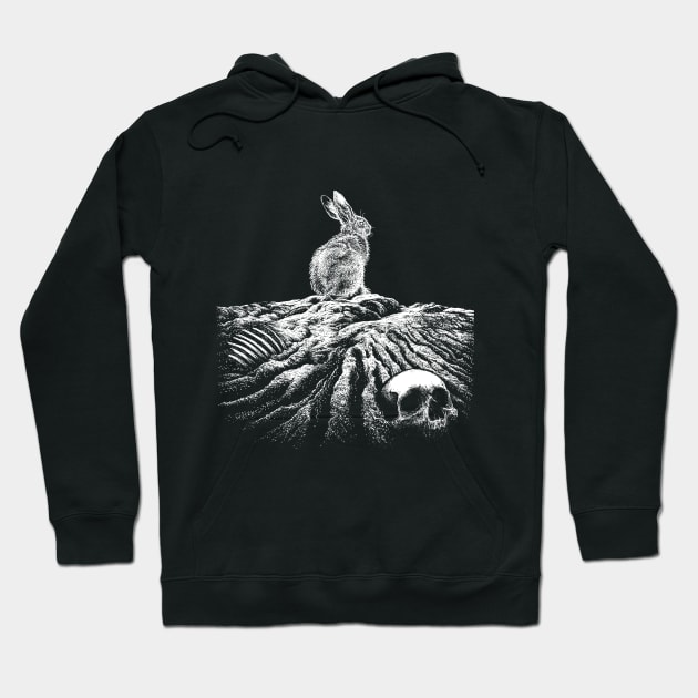 Down the rabbit hole Hoodie by vvilczy